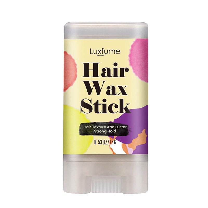 Hair wax stick, anti-frizz styling wax, 15g, blueberry flavor